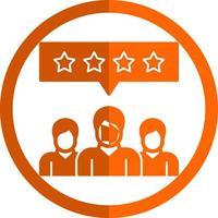 Customer Reviews Vector Icon Design