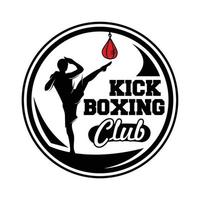 Kick Boxing and Martial arts Logo Vector