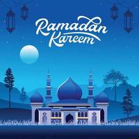 Ramadan Kareem Islamic Background vector. Happy Islamic New Hijri Year. Graphic design for the decoration of gift certificates, banners and flyer. vector