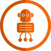 Nano Robot Vector Icon Design
