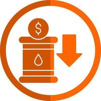 Oil Investing Vector Icon Design