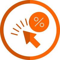 Click Through Rate Vector Icon Design