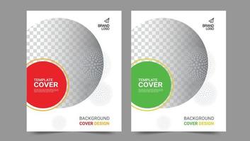 Cover template flyer design vector background