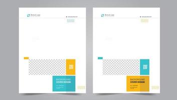 Cover template flyer design vector background
