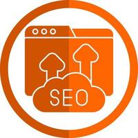 diseño de icono de vector de seo