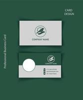 Free business card template design vector