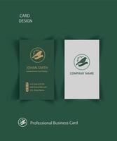 Free business card template design vector