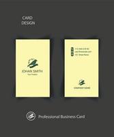 Free business card template design vector