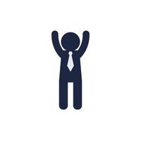 man avatar icon isolate blue one person flat icon vector