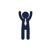 man avatar icon isolate blue one person flat icon vector