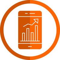 Mobile Trading Vector Icon Design