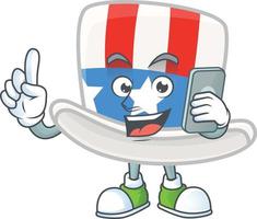 Uncle Sam Hat Icon Design vector