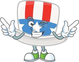 Uncle Sam Hat Icon Design vector