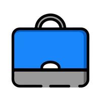 Illustration Vector Graphic of bag, briefcase, business icon
