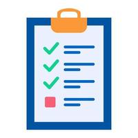 Illustration Vector Graphic of list, checklist icon