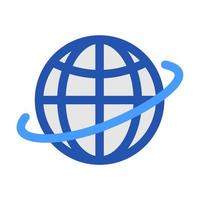 Illustration Vector Graphic of web online, internet global, earth, world globe icon