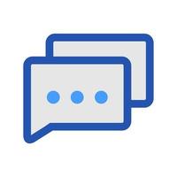 Illustration Vector Graphic of interaction, conversation communication, letter email, mail message chat icon