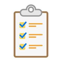 Illustration Vector Graphic of list, checklist icon