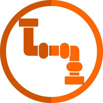 diseño de icono de vector de tubería