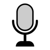 Illustration Vector Graphic of media, sound music voice, record audio, mic, microphone icon