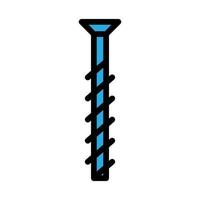 Bolt construction line icon isolated on white background. Black flat thin icon on modern outline style. Linear symbol and editable stroke. Simple and pixel perfect stroke vector illustration.