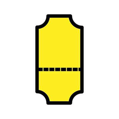 Ticket line icon isolated on white background. Black flat thin icon on modern outline style. Linear symbol and editable stroke. Simple and pixel perfect stroke vector illustration.