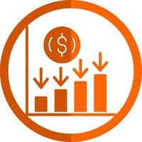 Average Dollar Sale Vector Icon Design