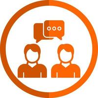 Follow Up Interview Vector Icon Design