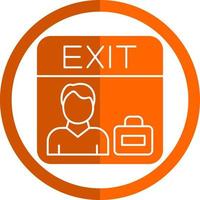 Exit Interview Vector Icon Design