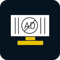 Ad Blocker Vector Icon Design