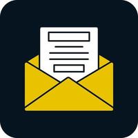 Newsletter Vector Icon Design