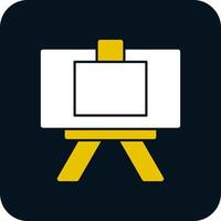 Canvas And Easel Vector Icon Design