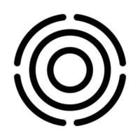 Infographic icons in the form of truncated circle lines to provide a data pattern vector