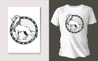 Black and white tee shirt design vector