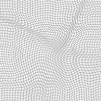 3d wavy grid curvature plane  mesh space vector