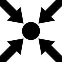 icon sign meeting place, event center vector