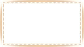 Congratulatory text box frame with dotted lines vector