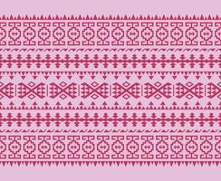 Tribal aztec folk geometric striped seamless pattern. vector