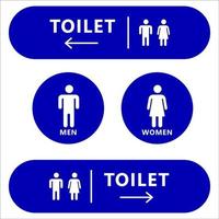 Toilet sign design. Vector Illustration.