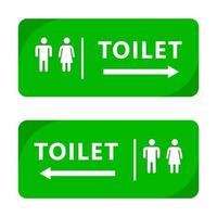 Toilet sign design. Vector Illustration.