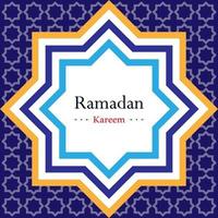 Ramadan kareem background template. Islamic background. Vector illustration.