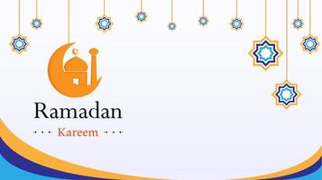 Ramadan kareem background template. Islamic background. Vector illustration.