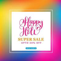 Happy Holi celebration set banner. background design for Indian Festival of Colors, social media, website banners, poster for sale and promotion template. vector illustration.