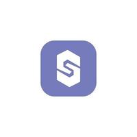 letter S App logo vector