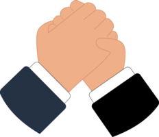 businessman icon shaking hands. cooperation. business deal png