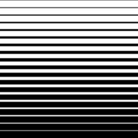 Horizontal lines stripes gradient halftone pattern, digital monochrome background vector