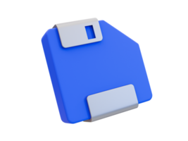 3d minimal speichern Datei Symbol. Diskette Platte Symbol. dokumentieren Retention Symbol. 3d Illustration. png