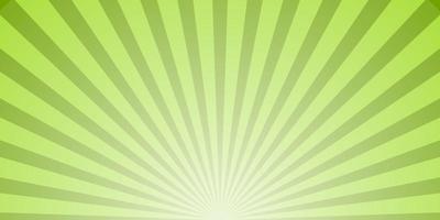 Horizontal green ray watermelon background dawn vector