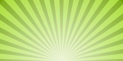 Horizontal green ray watermelon background dawn vector