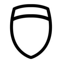 Icon template data protection shield for the logo vector